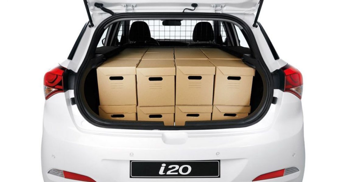 Hyundai i20 Van - pakovanje kabastog prtljaga 2