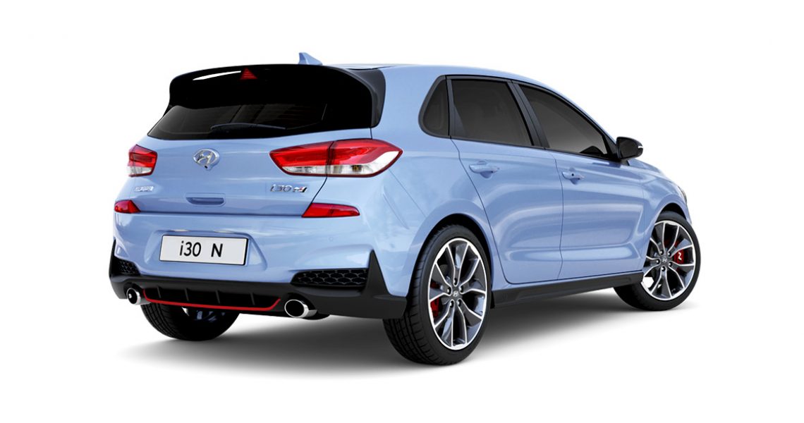 Hyundai i30 N - izgled zadnje strane