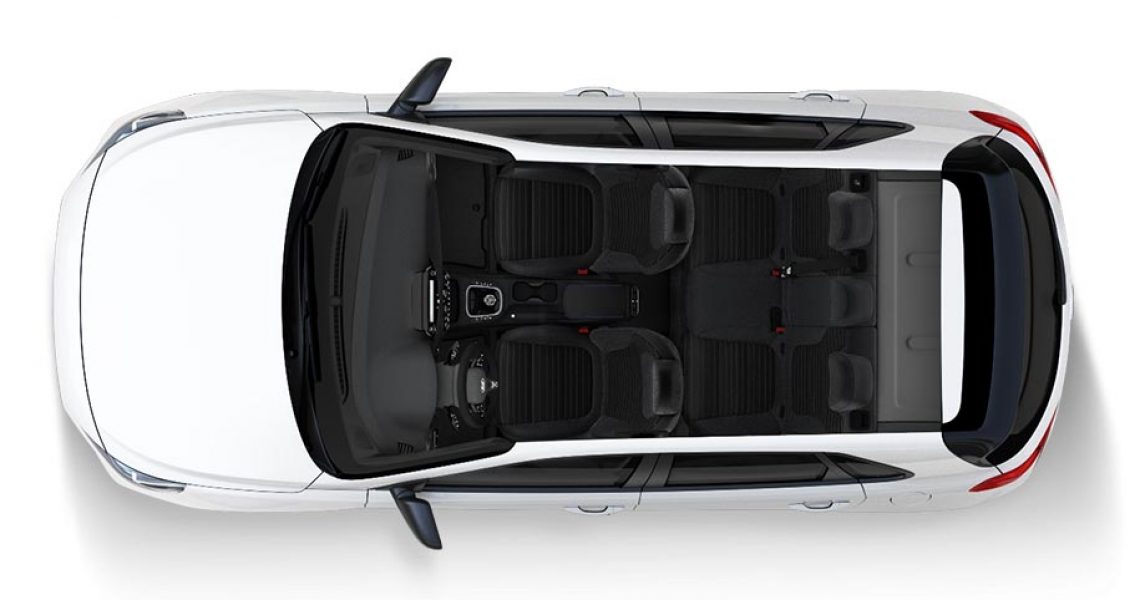Hyundai i30 N - enterijer iz ptičije perspektive